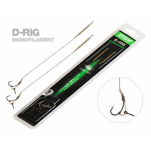 Zfish Návazec Monofilament D-Rig 20cm Velikost háčku: #4