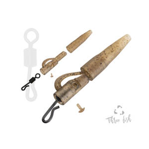 Zfish Závěsky Lead Clip Set & Tail Rubber + QC 6ks