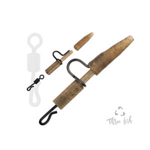 Zfish Závěsky Heavy Duty Clip & Tail Rubber + QC 6ks