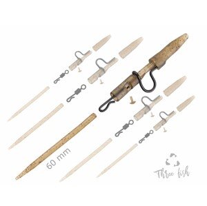 ZFISH Závěsky Heavy Duty Clip Complete Pin Set 5ks Velikost: 60mm