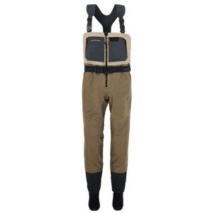 Grundéns Prsačky Men´s Boundary Zip Stockingfoot Wader Stone/Otter Velikost: L King 42-44,5