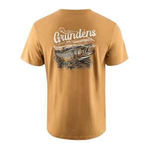 Grundéns Grundés Tričko Leroy Brown SS T-Shirt Whiskey Velikost: XL