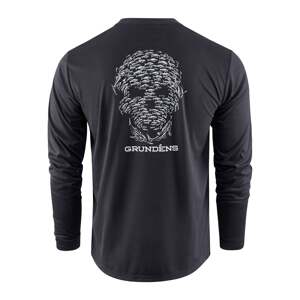 Grundéns Grundés Tričko Bait Ball LS Tech Tee Black Velikost: XL