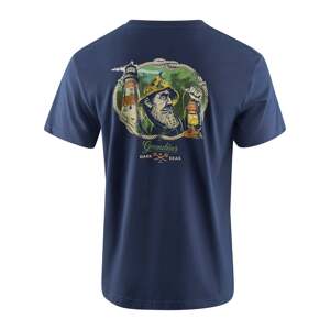 Grundéns Grundés Tričko Dark Seas X Grundens Watchman SS T-Shirt Dark Navy Velikost: L