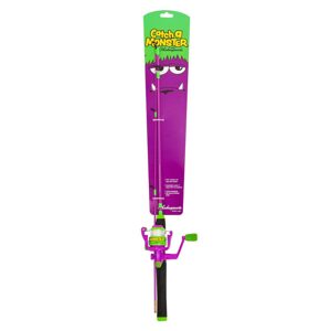Shakespeare Dětský set prut s navijákem a vlascem Catch a Monster Spin Set 1,40m 15-30g Purple
