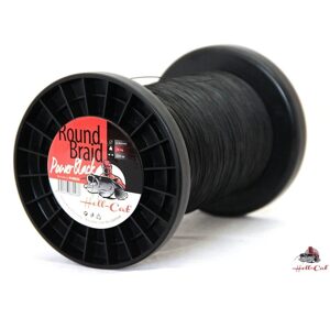 Hell-Cat Splétaná šňůra Round Braid Power Black 1000m - 0,70mm (85,0kg)