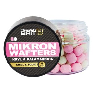 FeederBait Mikron Wafters 4x6mm 25ml - Krill & Squid
