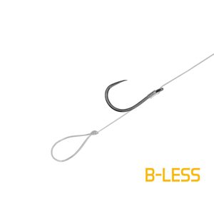 Delphin Feederový návazec FLR Loop bez protihrotu 6ks - 8cm / 0,22mm / B-LESS #6