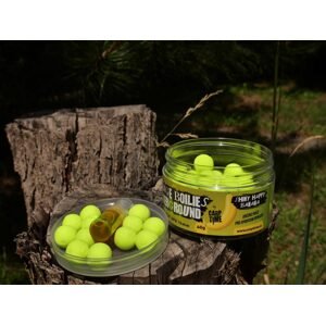 G.B.U. Plovoucí boilies ZEPPELIN POP UPS SHINY HAPPY BANANA 50g - 14mm