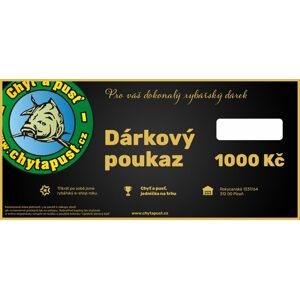 Chyť a pusť Vánoční dárkový poukaz 1000 Kč - Tištěný