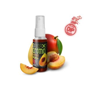 Delphin Dipovací sprej AromaX 30ml - Mango - Broskev/červená