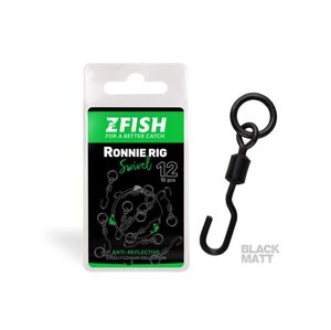 Zfish Obratlík Ronnie Rig Swivel Matt vel.12 10ks
