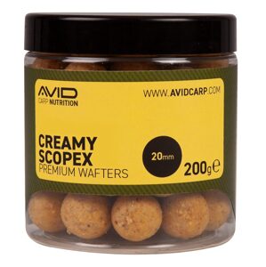 Avid Boilies Premium Wafters Creamy Scopex 20mm 200g