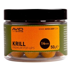 Avid Plovoucí boilie Premium Pop-Ups Krill 14mm 50g