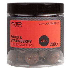 Avid Boilies Classic Wafters Squid & Strawberry 20mm 200g