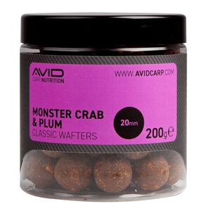 Avid Boilies Classic Wafters Monster Crab & Plum 20mm 200g