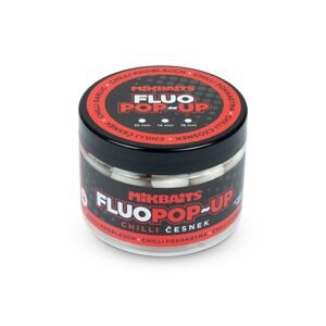 Mikbaits Plovoucí fluo boilie 14mm 150ml - Chilli Česnek