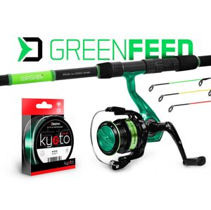 Delphin Feederový set GreenFeed 300cm 100g + 3T + 0,26mm - 300cm/100g + 3T + 0,26mm
