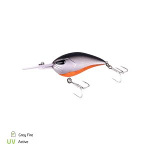 Zeck Wobler Cat Crank 7,5cm / 3m F - Grey Fire