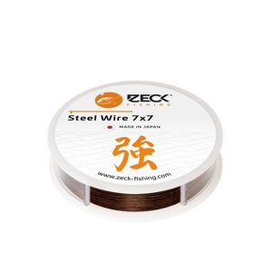 Zeck Vazatelné ocelové lanko 7x7 Steel Wire 3m - 0,27mm / 6kg
