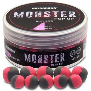Haldorádó Pop-Up Boilies Method Monster 9+11mm 30g - Kalamár-Borůvka