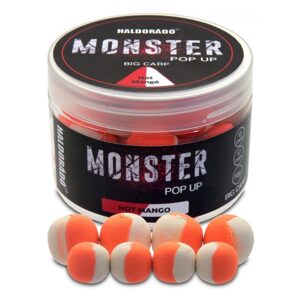 Haldorádó Pop-Up Boilies Method Monster Big Carp 13+17mm 50g - Hot Mango
