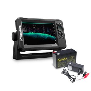 Lowrance Echolot Eagle 7 se sondou 50/200 HDI + baterie + nabíječka ZDARMA