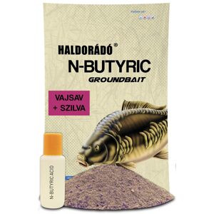 Haldorádó Vnadící směs N-Butyric Groundbait 800g + 50ml Aroma - Kyselina máslová/Švestka