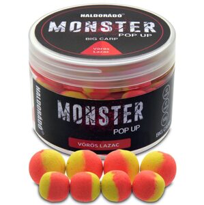 Haldorádó Pop-Up Boilies Method Monster Big Carp 13+17mm 50g - Červený losos