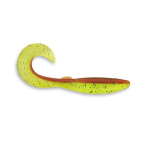 Rapala Gumová nástraha CrushCity The Curl 3'' 9,2cm 4g 8ks - Motor Oil Chartreuse / MOCH