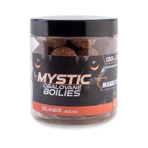 Magic Wolf Boilies obalované Mystic 130g - Oliheň 26mm