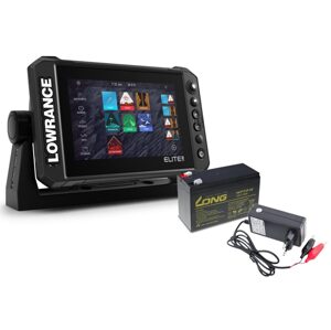 Lowrance Echolot Elite FS 7 se sondou Activeimaging 3v1 + baterie + nabíječka ZDARMA