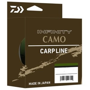 Daiwa vlasec infinity camo green camo-průměr 0,37 mm / nosnost 10,1 kg / návin 850 m