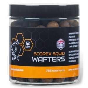Nash vyvážené boilie wafters scopex squid - 75 g 12 mm