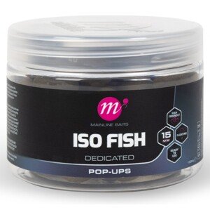 Mainline plovoucí boilie pop-ups iso fish 150 ml - 15 mm