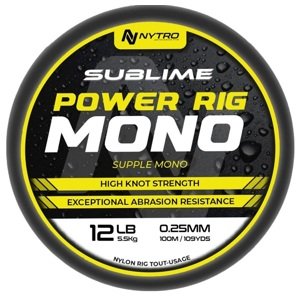 Nytro vlasec sublime power rig mono 100 m - 0,17 mm 2,35 kg