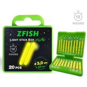 Zfish chemické světlo box 20 ks - 3x25 mm