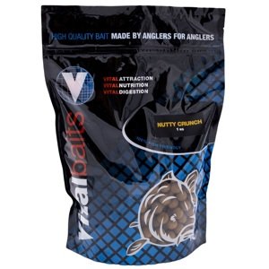 Vitalbaits boilies nutty crunch - 1 kg 14 mm