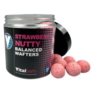 Vitalbaits wafters strawberry nutty 100 g - 14 mm