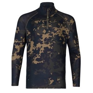 Korda triko kool upf zip jersey dark kamo - s