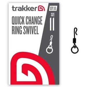 Trakker obratlík s kroužkem quick change ring swivel 10 ks - velikost 11