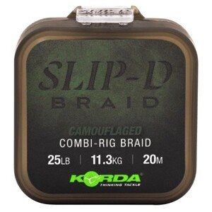 Korda návazcová šňůra slip-d braid 25 lb 20 m