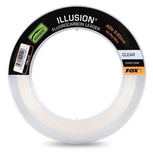 Fox fluorocarbon edges illusion leader naturals clear 50 m - 0,60 mm 18,2 kg