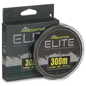 Fox rage predator pletená šňůra elite braid 300 m - 0,41 mm 60 lb