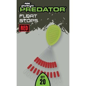 Fox rage predator float stops red 20 ks