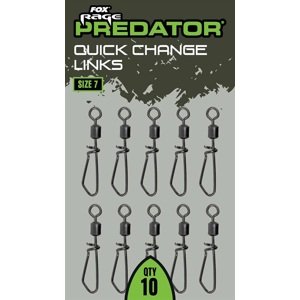 Fox rage predator spojka quick change links velikost 7