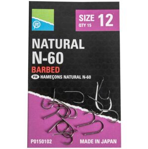 Preston innovations háčky natural n-60 - 6