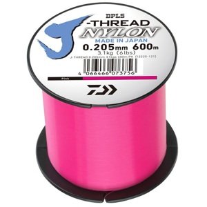 Daiwa vlasec j-threads dpls pink 600 m - 0,370 mm 10,10 kg