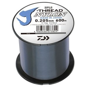 Daiwa vlasec j-threads dpls grey 600 m - 0,370 mm 10,10 kg
