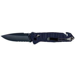 Tb outdoor zavírací nůž cac s200 french army pa6 kombinované ostří pointed tip blue